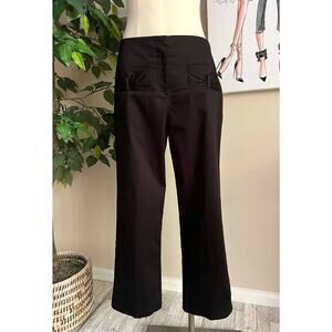 White House Black Market Vintage Bow Pocket Coquette Whimsigoth Pants Sz 8
